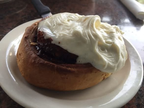 2 Cinnamon Buns.