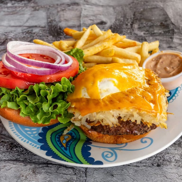 Indulge in Our Famous Hangover Burger